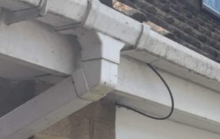close up of gutter & soffit image